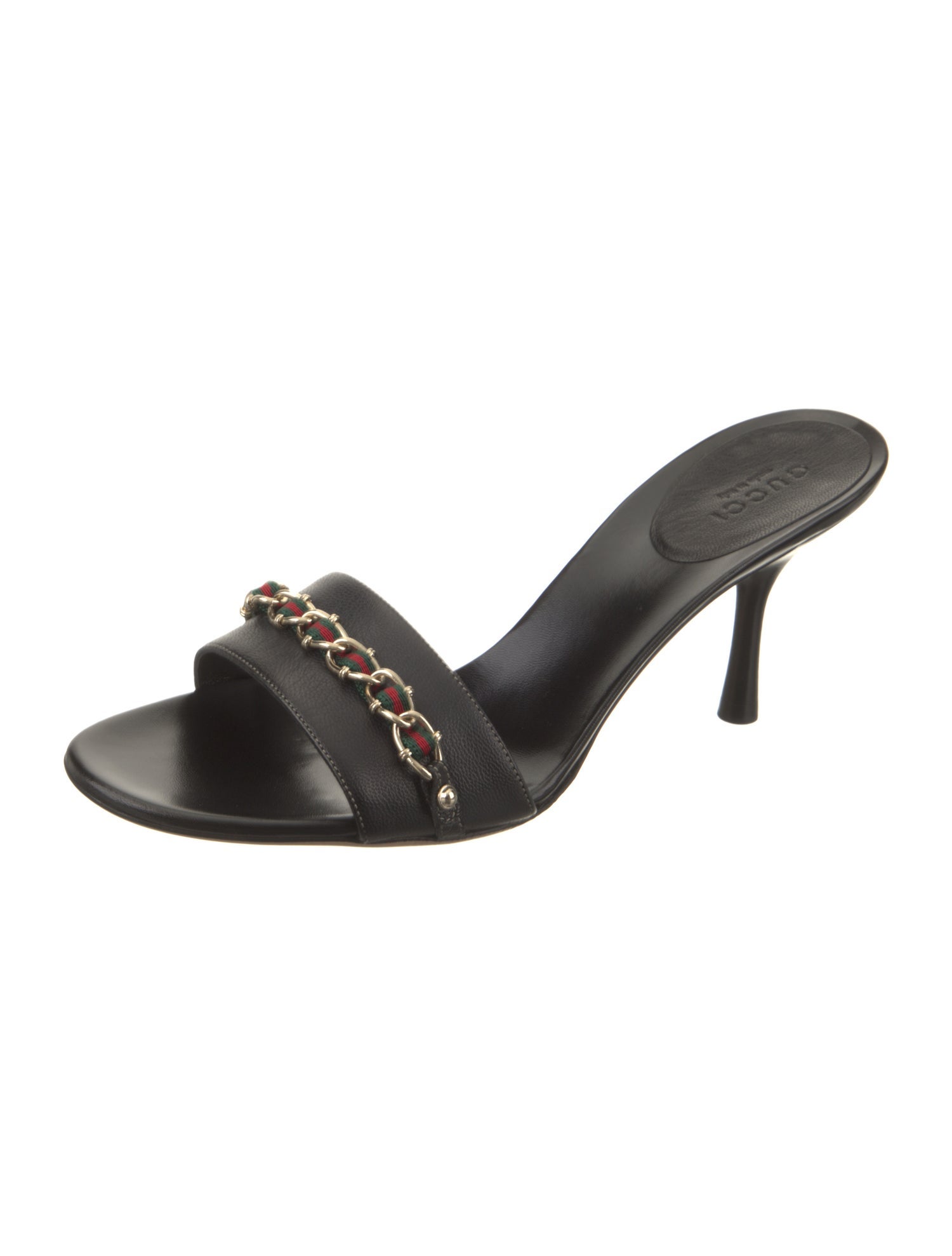 Gucci Leather Slides